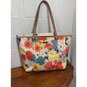 Nine West It Girl Sequin Floral Tote Purse